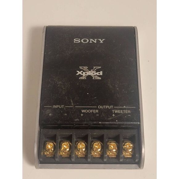 Sony Xplod Passive 2-Way Black Audio Speaker Crossovers OS - Picture 1 of 2